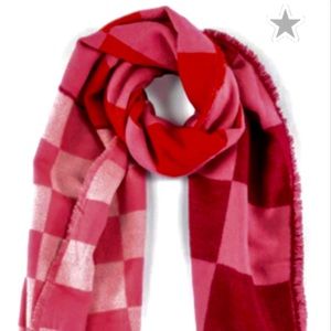 Winter Scarf: LOVE VALENTINES PINK. Boutique